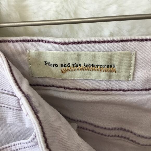 Pilcro and the Letterpress Lavender-Gray Fit/Stet Jeans - Picture 6 of 16